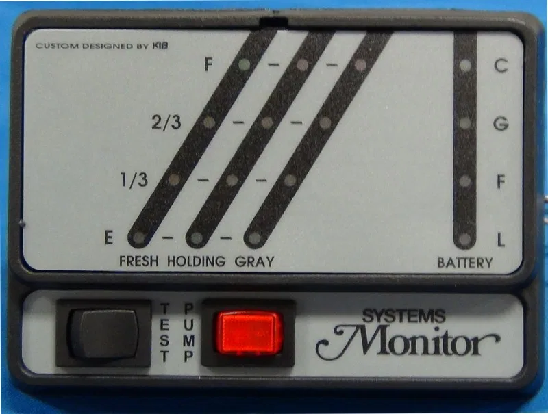 K21 – AM.TECH COMP Tank Monitor System Panel, LED Display Horizontal Level Test On/ Off Switch/ Water Pump On/ Off Sw...